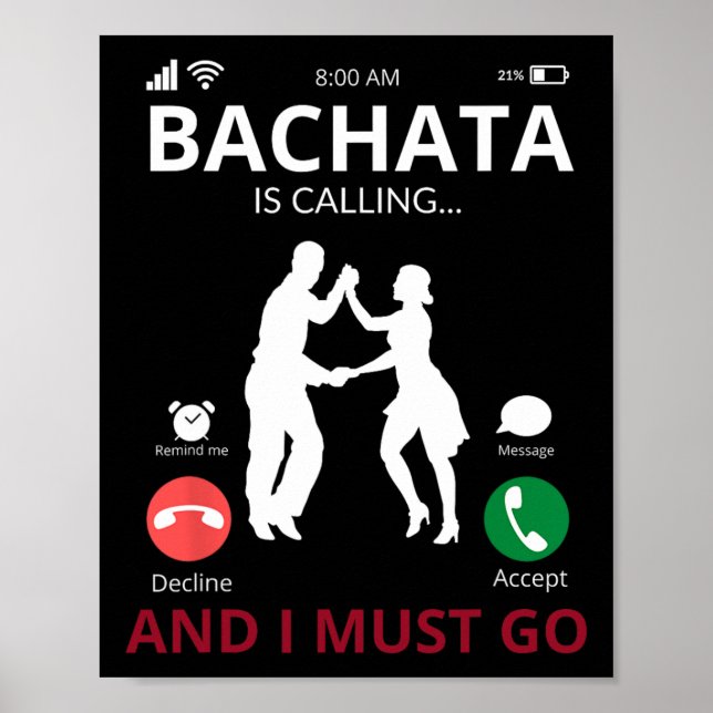 Bachata Is Calling - Dance From The Dominican Repu Poster (Front)