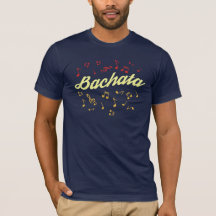 Bachata Musical Notes Men Apparel Basic T-Shirt