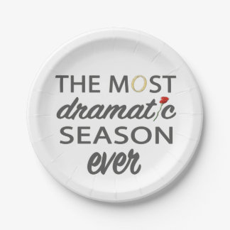Bachelor Bachelorette Most Dramatic Season Ever Paper Plate