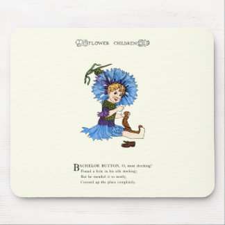 Bachelor Button Mouse Mat