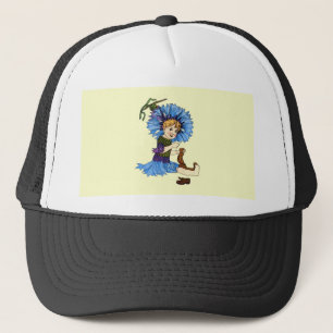 Bachelor Button Trucker Hat