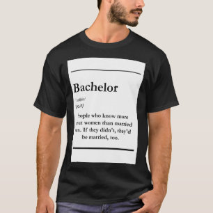Bachelor - definition Sticker T-Shirt