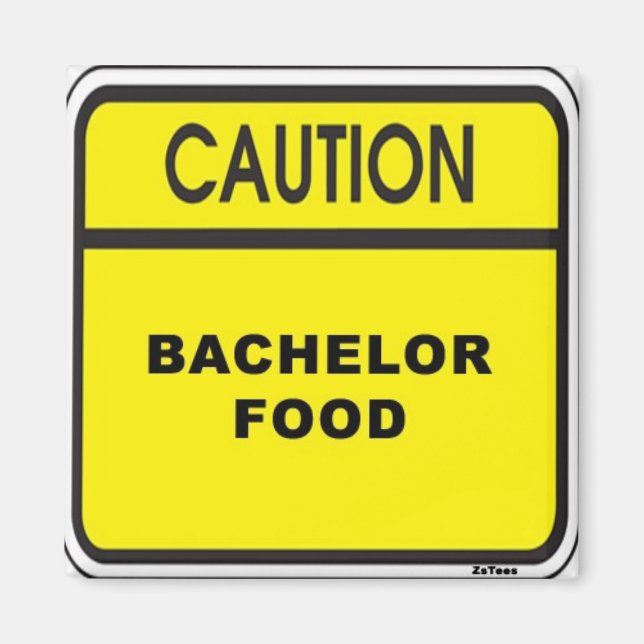 Bachelor Food Magnet (Front)