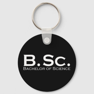 Bachelor of Science BSc Key Ring