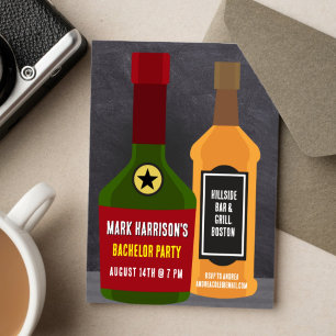 Bachelor Party at the Bar Invitation