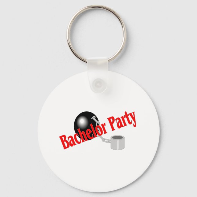 Bachelor Party (Ball and Chain Key Ring (Front)