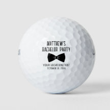 Bachelor Party Black Bow Tie Wedding Favour