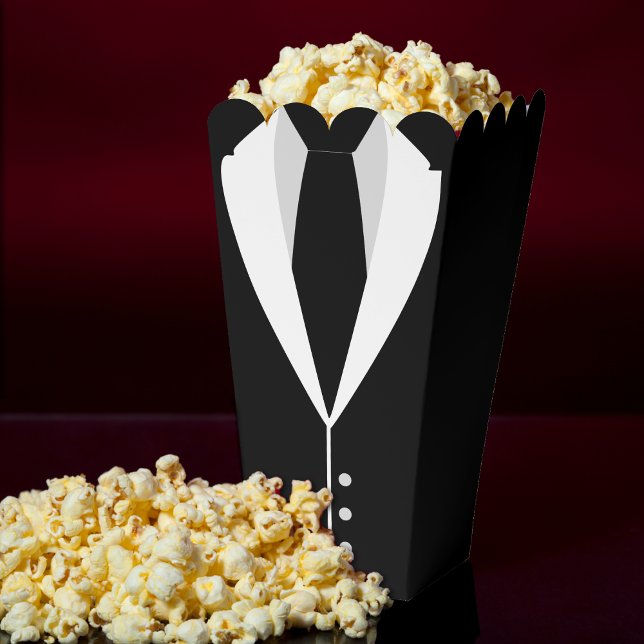 Bachelor Party Black Suit & Tie Favour Box (Creator Uploaded)