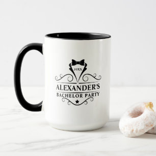 Bachelor Party Black Tie Mug