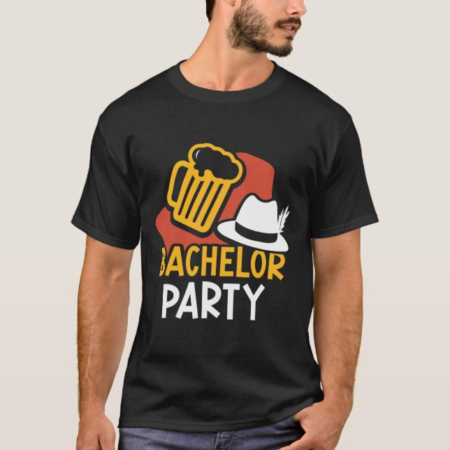 Bachelor Party Bride Groom Team 1  T-Shirt (Front)