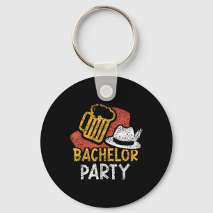 Bachelor Party Bride Groom Team _3 Key Ring