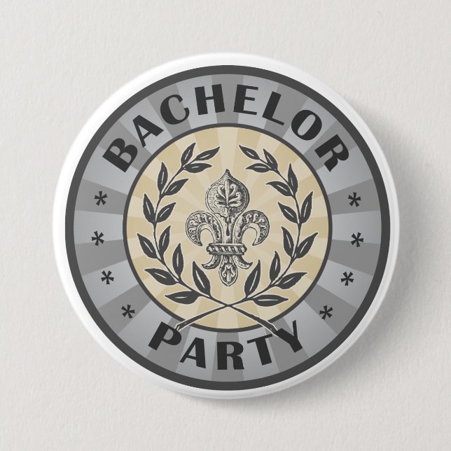 Bachelor Party Button (Front)
