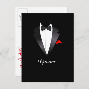 Bachelor Party Casino Night Invitation Postcard