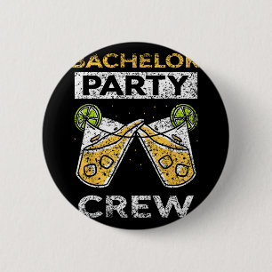 Bachelor Party Crew Bride Groom Team 6 Cm Round Badge