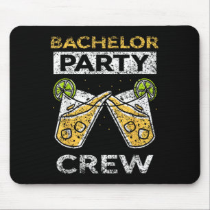 Bachelor Party Crew Groom Bride Team Mouse Mat