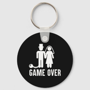 Bachelor Party Crew Groomer Wedding Groom Funny Key Ring