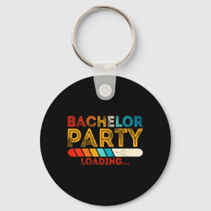Bachelor Party Crew Groomer Wedding Groom Funny Key Ring