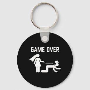 Bachelor Party Crew Groomer Wedding Groom Funny Key Ring