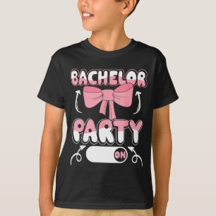 Bachelor Party Crew Groomer Wedding Groom Funny T-Shirt