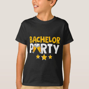 Bachelor Party Crew Groomer Wedding Groom Funny T-Shirt