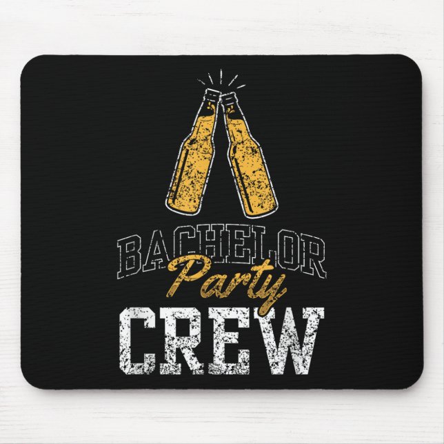 Bachelor Party Crew Team Bride Groom _2  Mouse Mat (Front)