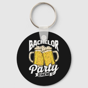 Bachelor Party Crew Team Groom Bride Bachelor Key Ring