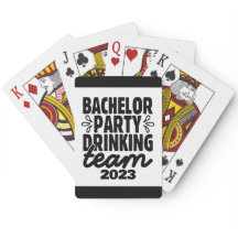 Bachelor Party Drinking Team, Customizable Date