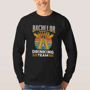 Bachelor Party Drinking Team Groom Bride Premium T-Shirt