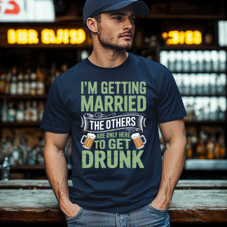 Bachelor Party Drinking Team Groom Design T-Shirt