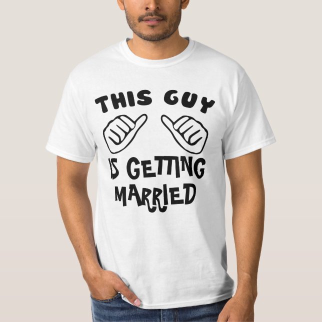BACHELOR PARTY, engagement T-Shirt (Front)