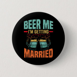 Bachelor Party Fiance Engagement For Groom  6 Cm Round Badge