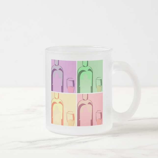 Bachelor Party Frosted Glass Coffee Mug (Right)