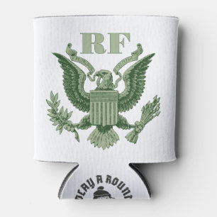 Bachelor Party Golf Trip Green Eagle Crest Monogra Can Cooler