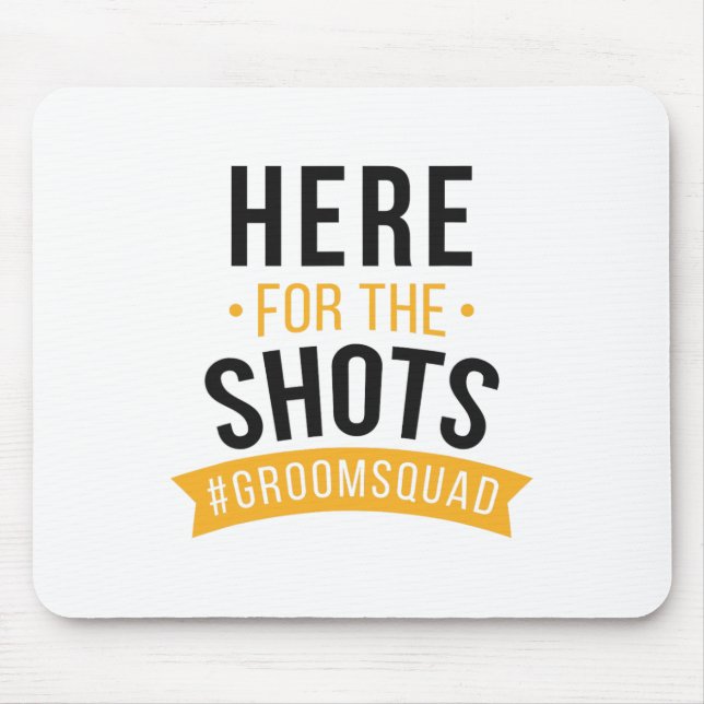 Bachelor Party Groom Engagement Wedding Marriage G Mouse Mat (Front)