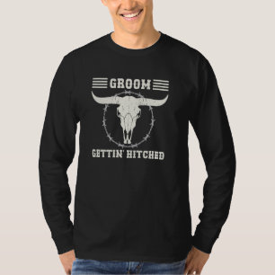 Bachelor Party Groom Gettin Hitched Country Wester T-Shirt