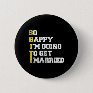 Bachelor Party Groom Shirt1 6 Cm Round Badge