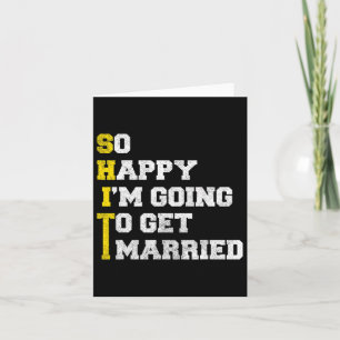Bachelor Party Groom Shirt1 Card