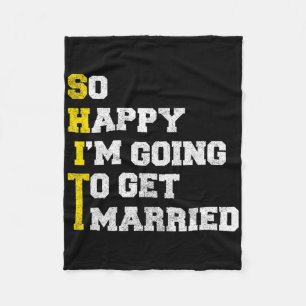 Bachelor Party Groom Shirt1  Fleece Blanket