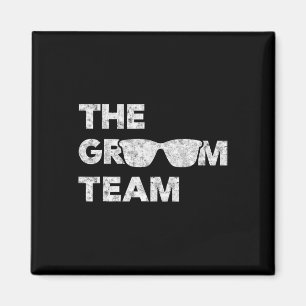 Bachelor Party Groom Team Vintage Tee Stag Party G Magnet