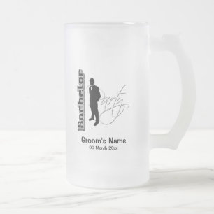 Bachelor party - grooms beer mugs & cups