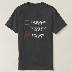 Bachelor Party Groomsman Shirt - Funny Saying