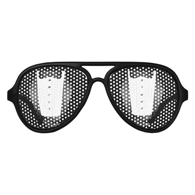 Bachelor Party Groomsman Team Groom black tuxedo Aviator Sunglasses (Front)