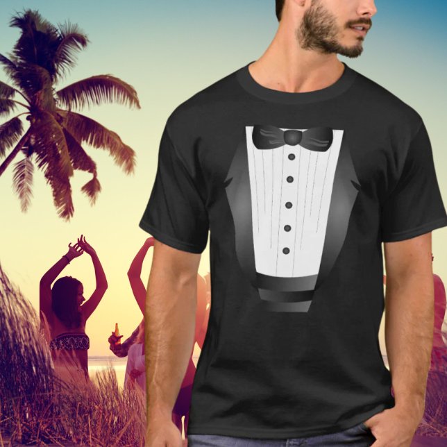 Bachelor Party Groomsman Team Groom black tuxedo T-Shirt (Bachelor Party Groomsman Team Groom black tuxedo T-Shirt)