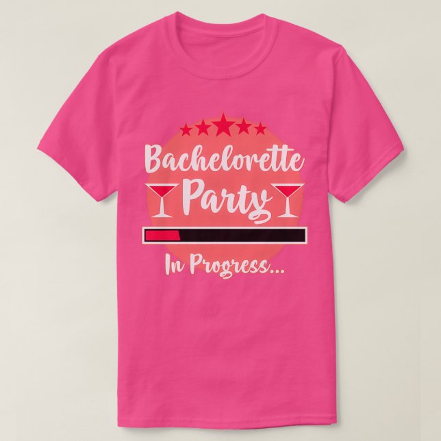 Bachelor party in process T-Shirt (Design Front)