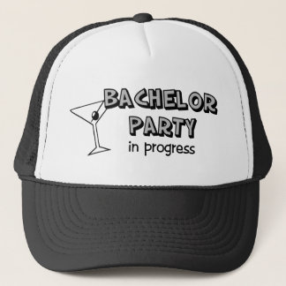 Bachelor party in progress hat