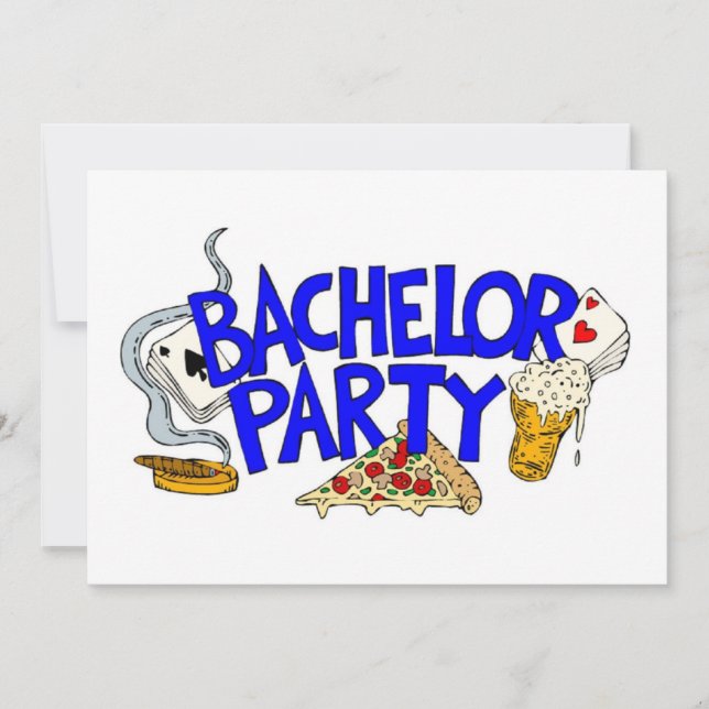 Bachelor Party Invitation (Front)