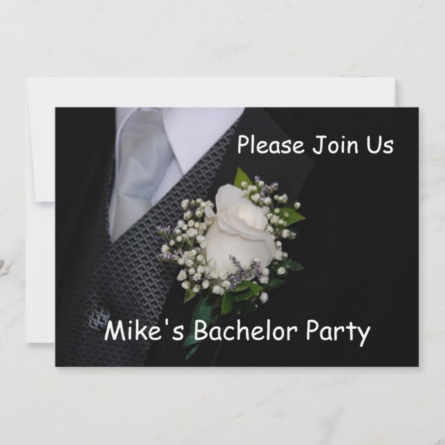 Bachelor Party Invitation (Front)