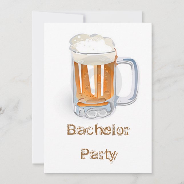 Bachelor Party Invitation (Front)