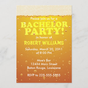 Bachelor Party Invitation