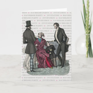 Bachelor Party Invitation for a Man of the World